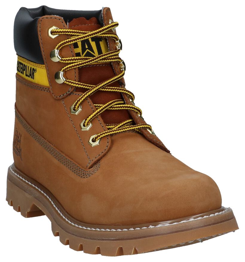 Caterpillar Bottines en Marron en cuir (256931)