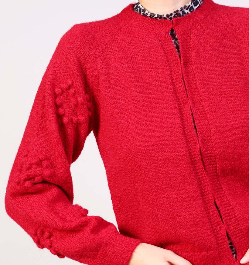 Vila Merit Gilet en Rouge Vila Merit Gilet en Rouge pour femmes (365604)
