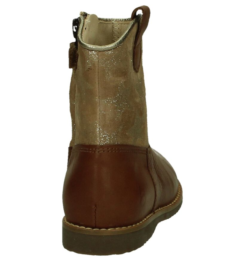 Beberlis Bottes basses en Cognac en cuir (203446)