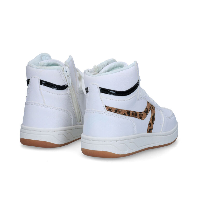 CEMI Witte Hoge sneakers voor jongens, meisjes (330919)