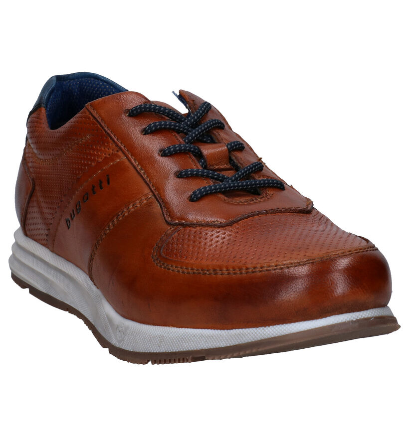 Bugatti Cognac Veterschoenen in leer (285120)