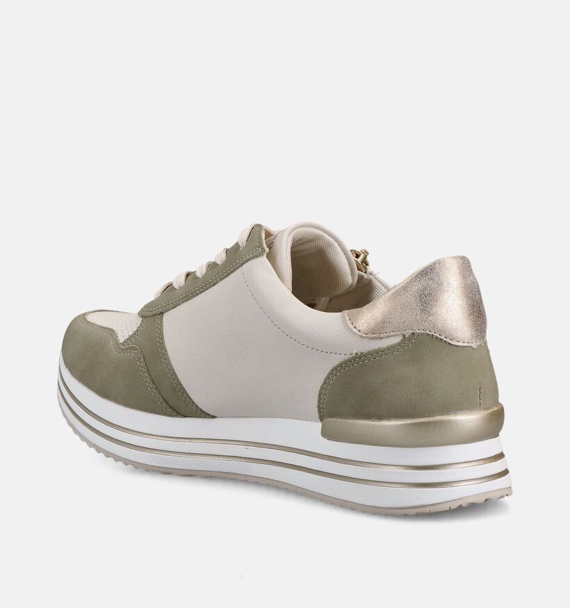 Remonte Baskets en Vert pour femmes (367746) - pour semelles orthop&eacute;diques