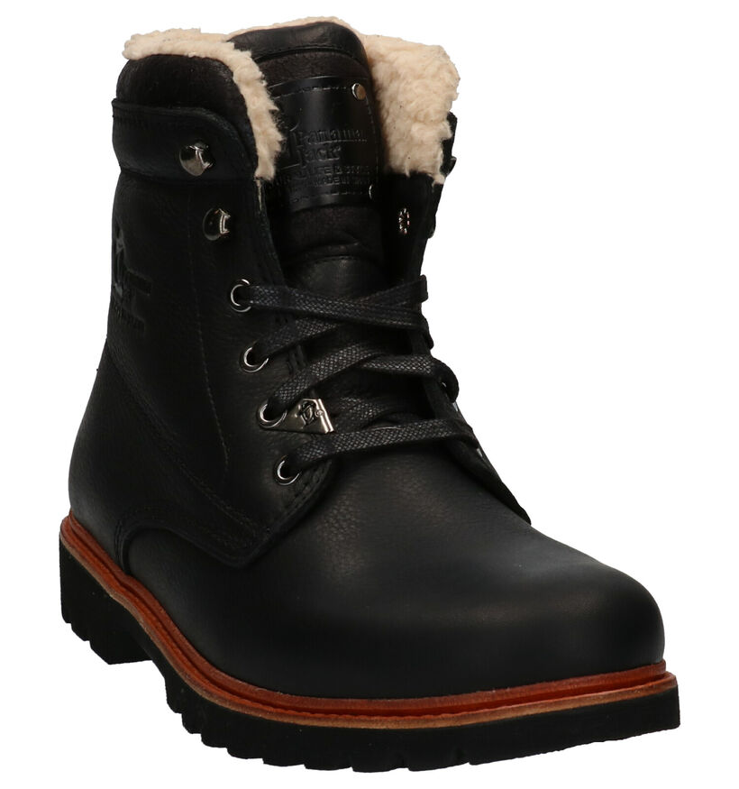 Panama Jack Aviator Bottines en Noir en cuir (259282)