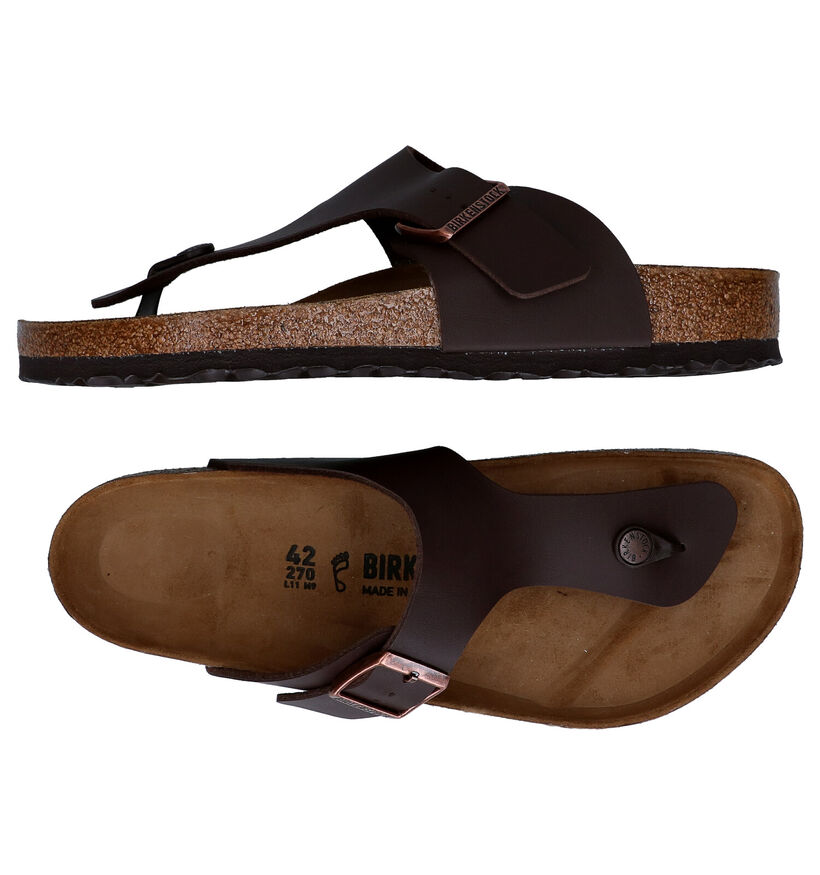 Birkenstock Ramses Zwarte Teenslippers voor heren (322799)