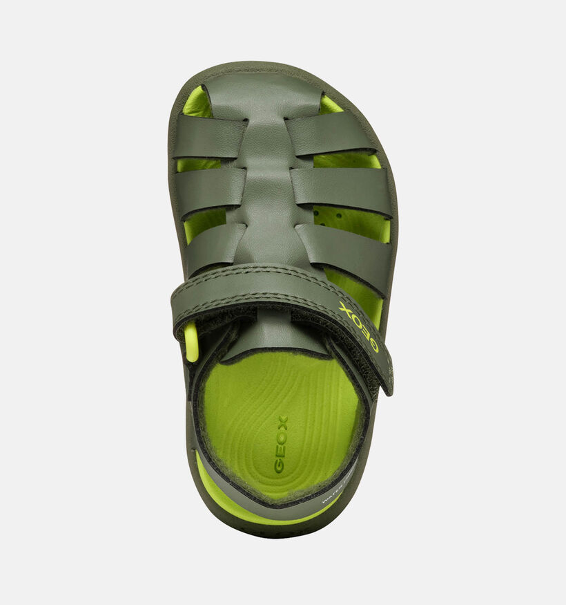 Geox Fusbetto Sandales pour bébé en Vert pour garçons (356379)