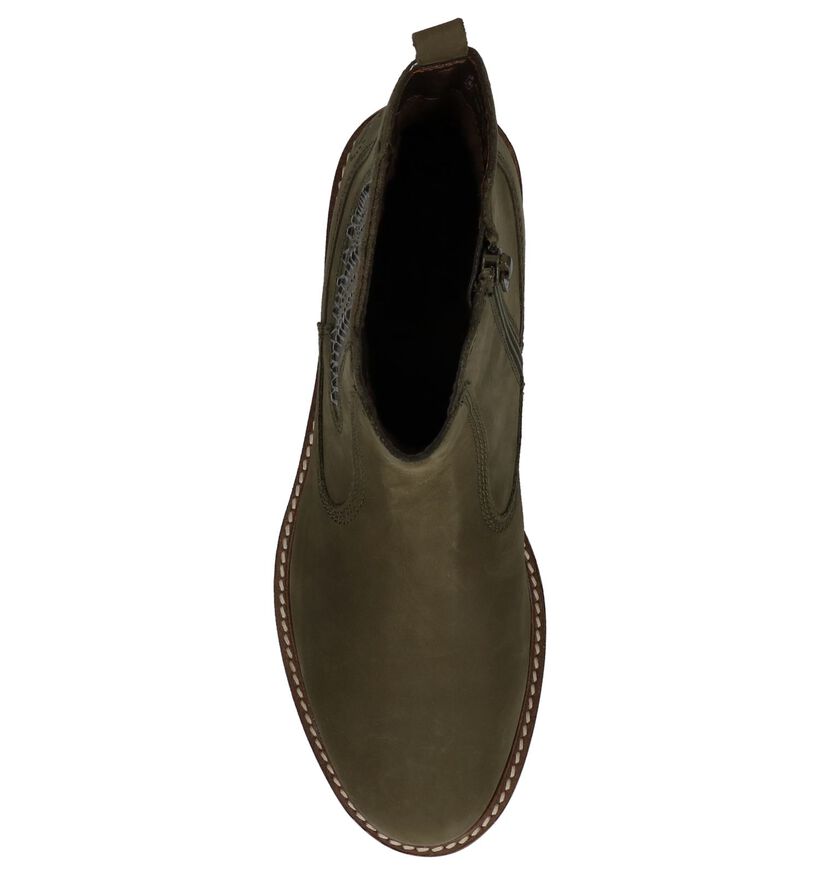 Bugatti Bottillons en Vert kaki en nubuck (223725)