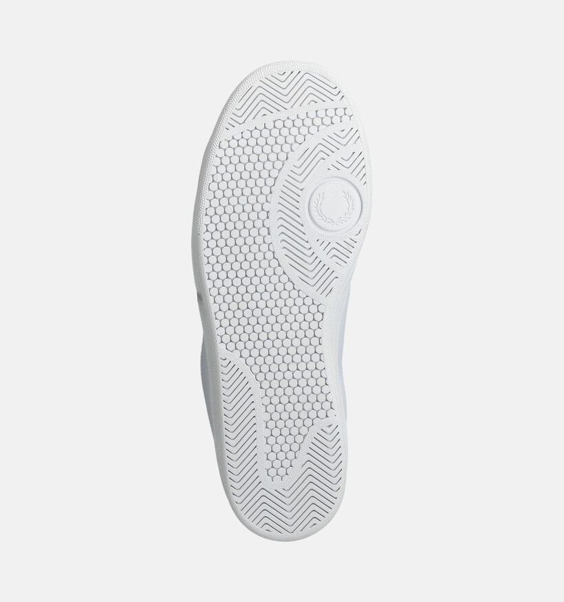 Fred Perry Witte Veterschoenen voor heren (342531) - geschikt voor steunzolen