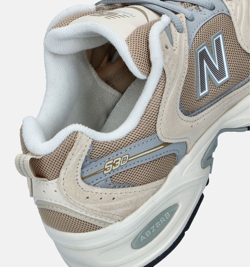 New Balance MR 530 Baskets en Beige pour femmes (356496) - pour semelles orthopédiques
