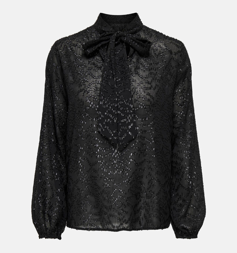 JDY Demy Bow Blouse en Noir pour femmes (343576)