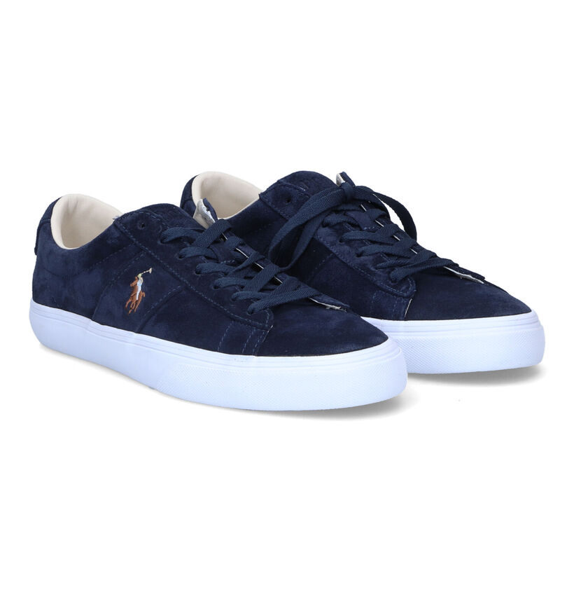 Polo Ralph Lauren Sayer Chaussures à lacets en Bleu pour hommes (313106) - pour semelles orthopédiques