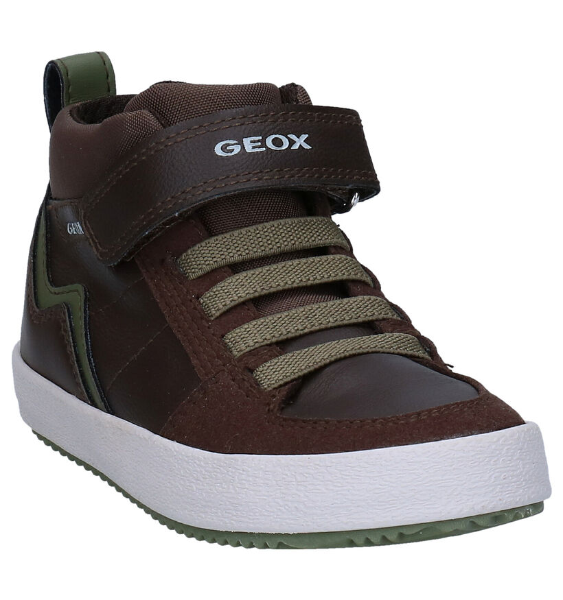 Geox Alonisso Chaussures hautes en Bleu en simili cuir (298594)