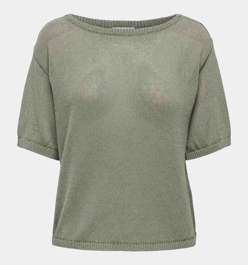 JDY Shine Groene Trui met korte mouwen voor dames (347319)