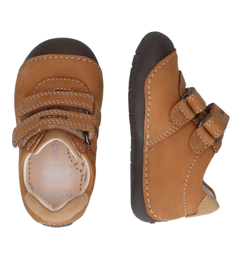 Geox Tutim Blauwe Babyschoentjes in nubuck (317575)