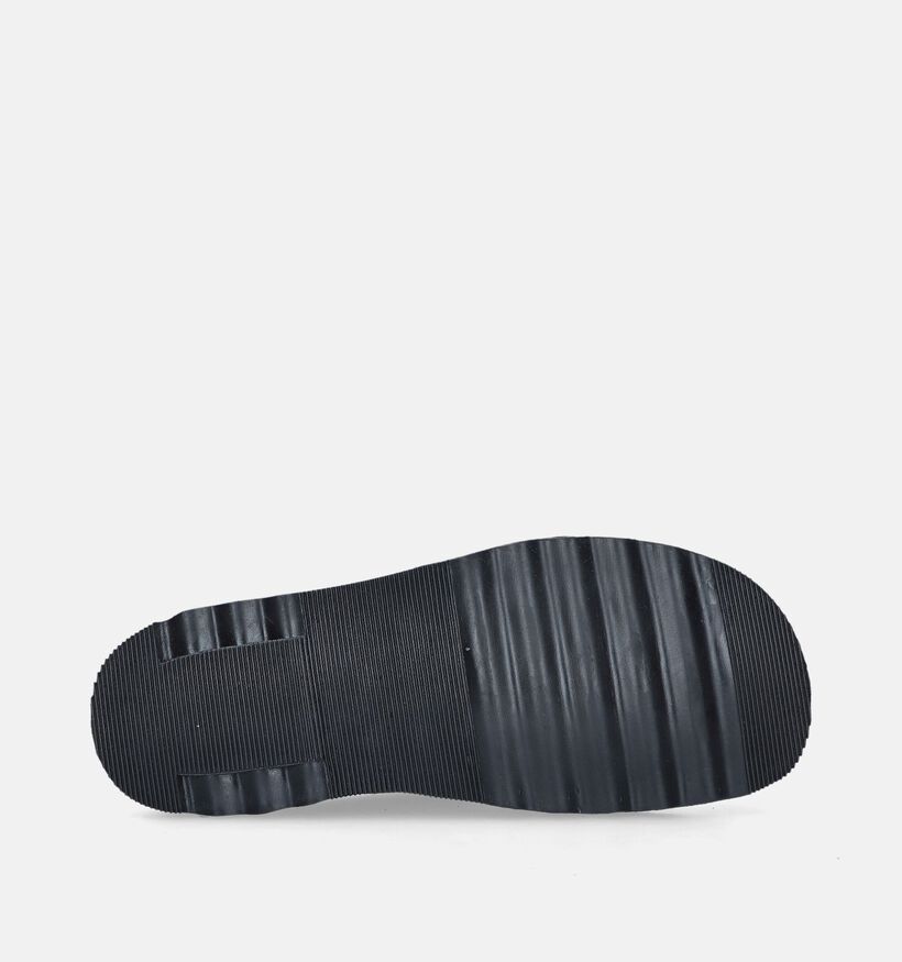 Di Chorsini Pantoufles ouvertes en Noir pour hommes (359026)
