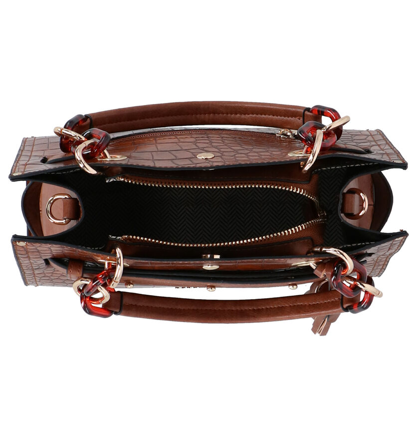 Pepe Moll Cognac Handtas in kunstleer (283580)