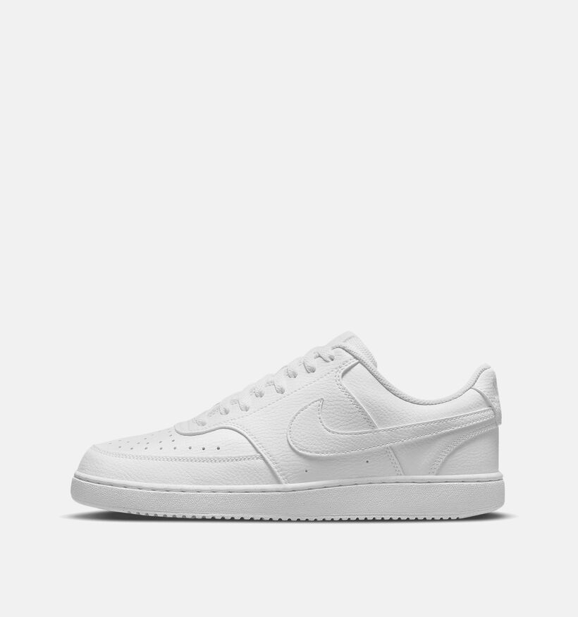 Nike Court Vision Low Next Nature Baskets en Noir pour hommes, garçons (343756)