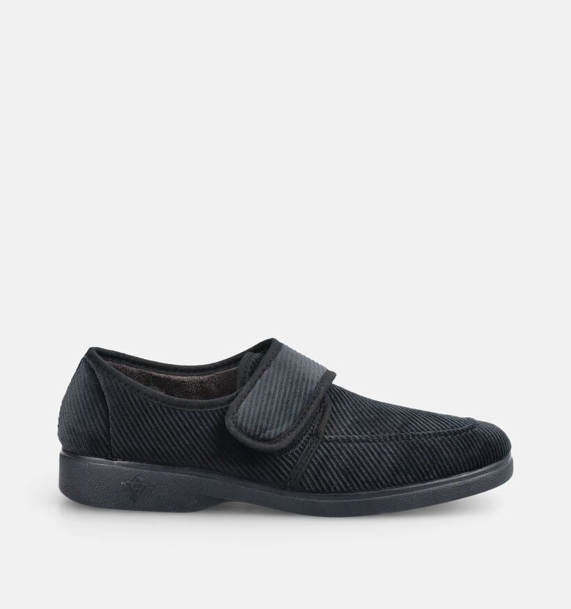 Torfs Home Pantoufles ferm&eacute;es en Noir pour hommes (381338)