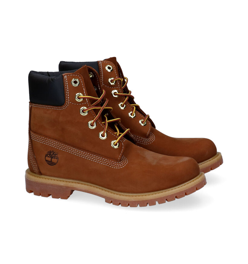 Timberland 6 Inch Premium Bottines en Marron pour femmes (294344) - pour semelles orthopédiques