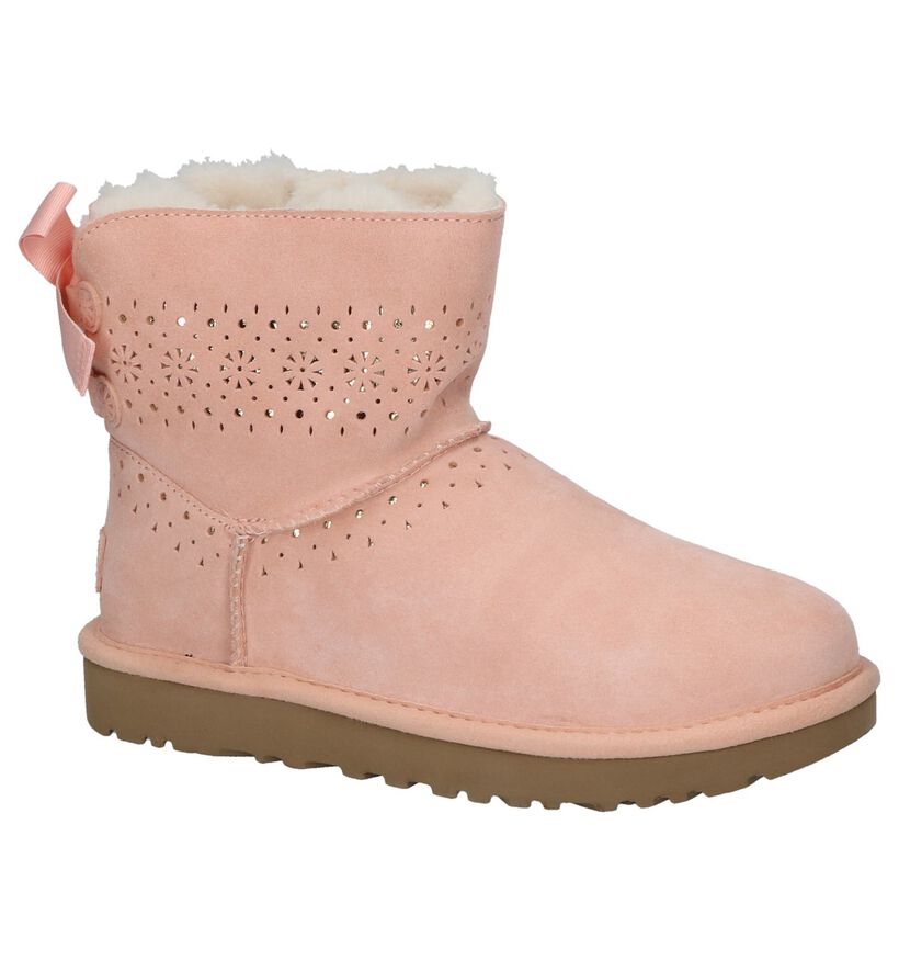 UGG Bottines en Rose en daim (206399)