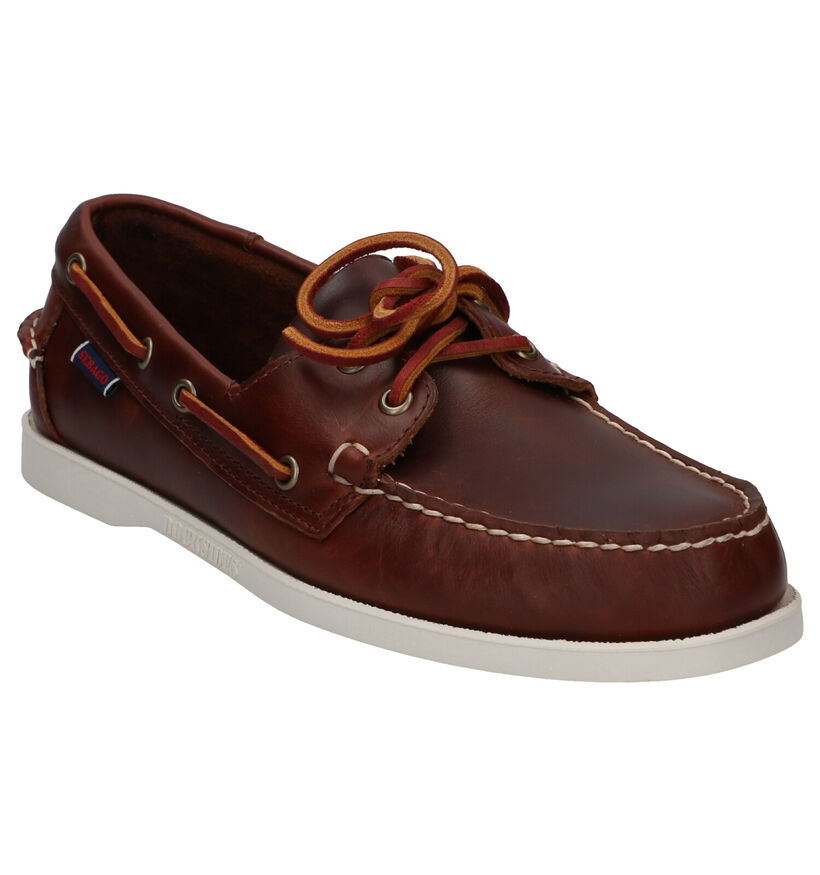 Sebago Dockside Chaussures bateau en Brun pour hommes (336831)