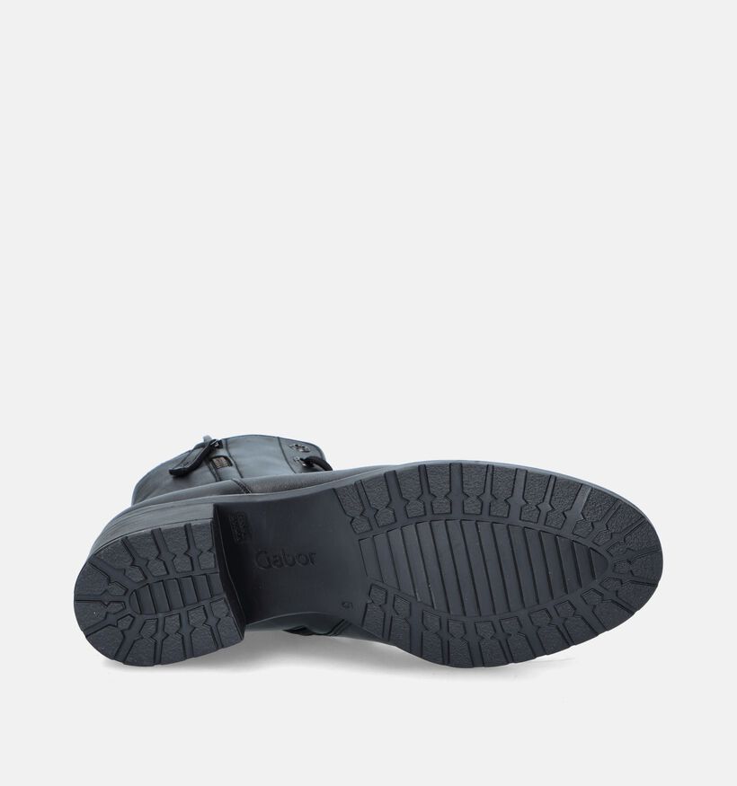 Gabor Comfort Bottillons avec talon en Noir pour femmes (347084) - pour semelles orthopédiques