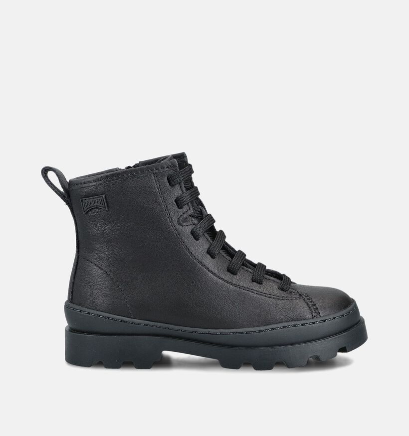 Camper Zwarte Veterboots voor jongens, meisjes (363606) - geschikt voor steunzolen
