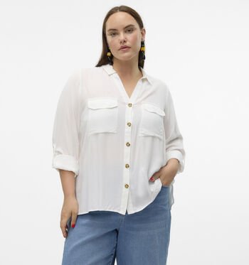 Vero Moda Curve Blouses Blanc