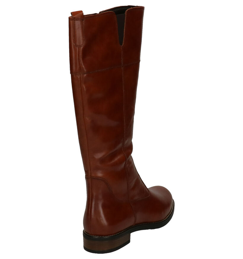 Tamaris Bottes en Cognac en cuir (257265)