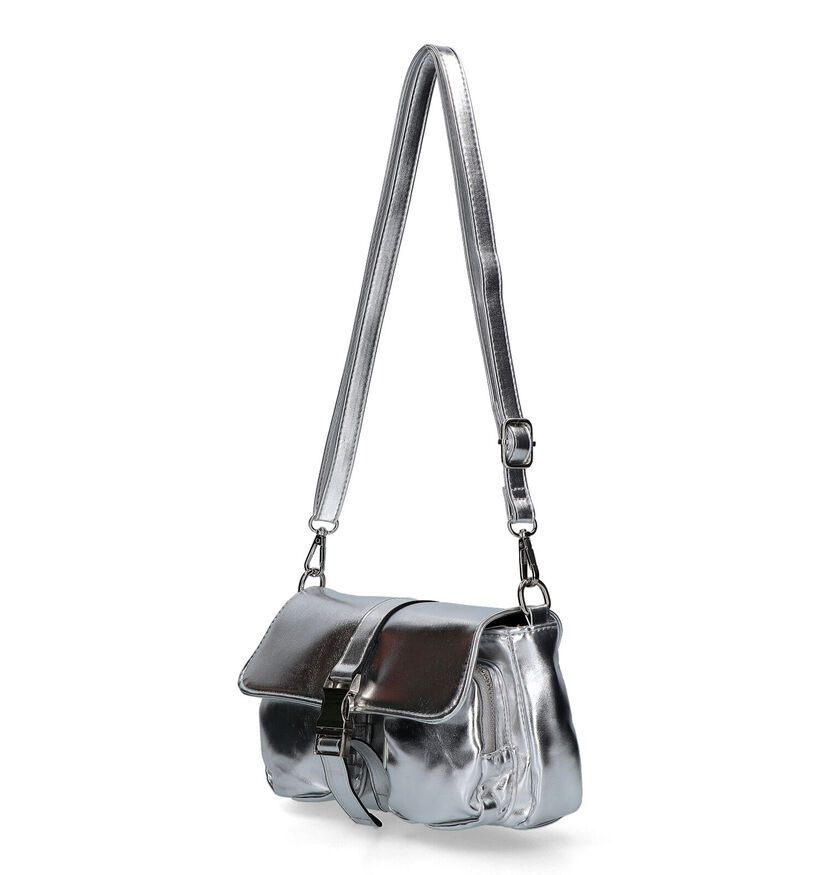 J.M Factory Zilveren Crossbody Tas voor dames (334602)