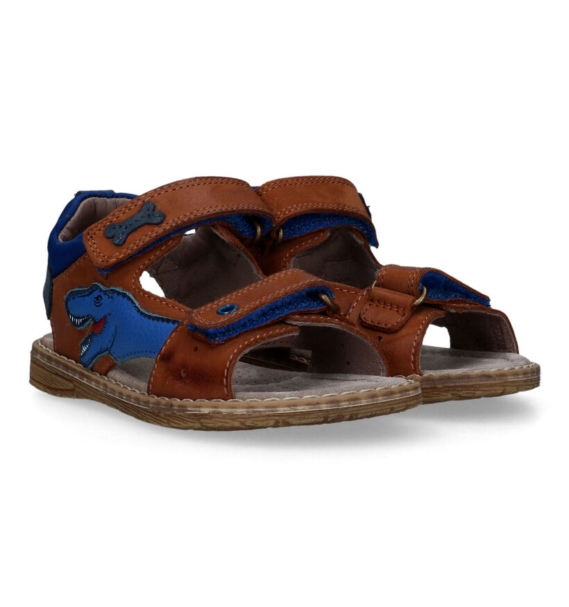 STONES and BONES Dinos Cognac Sandalen voor jongens (322124)