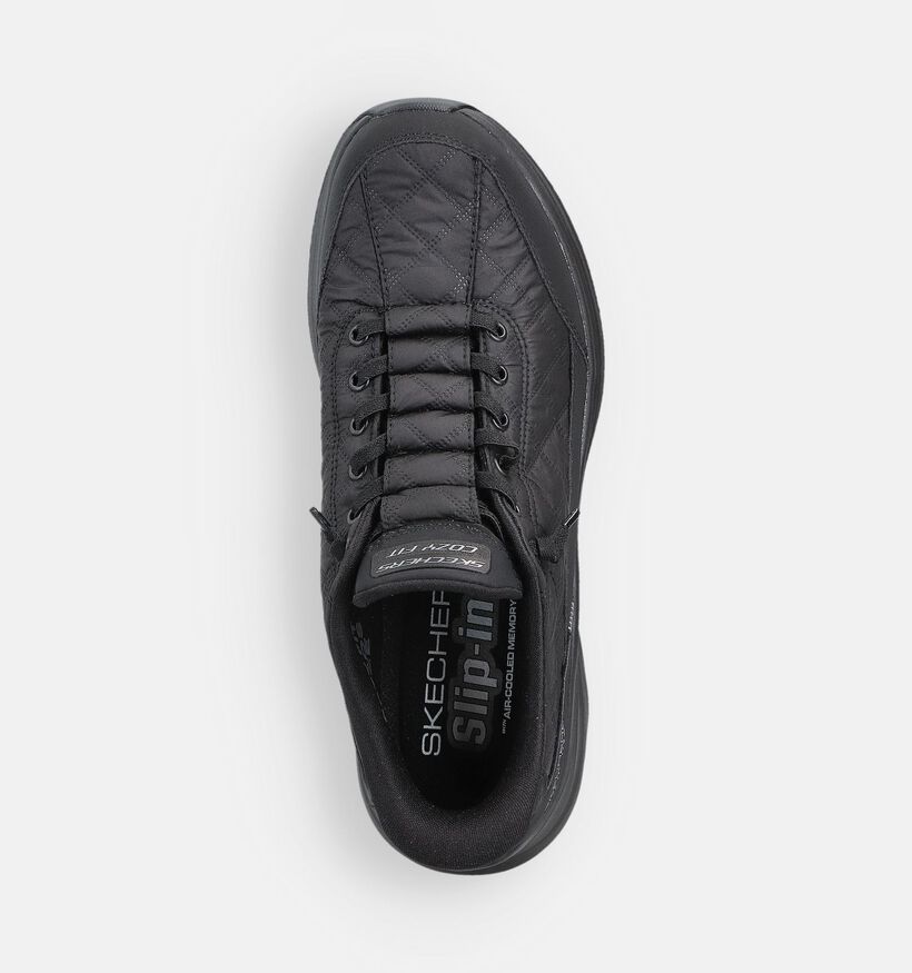 Skechers Contour Foam Cozy Fit Zwarte Sneakers voor heren (366500)