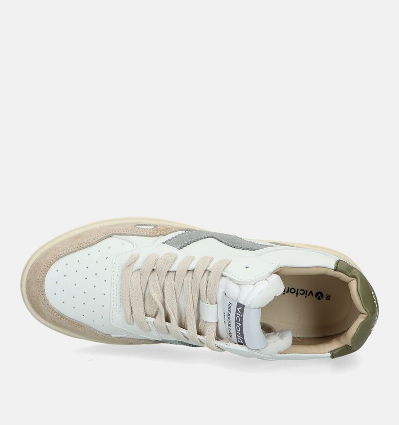 Victoria Witte Hoge sneakers voor dames (330183) - geschikt voor steunzolen