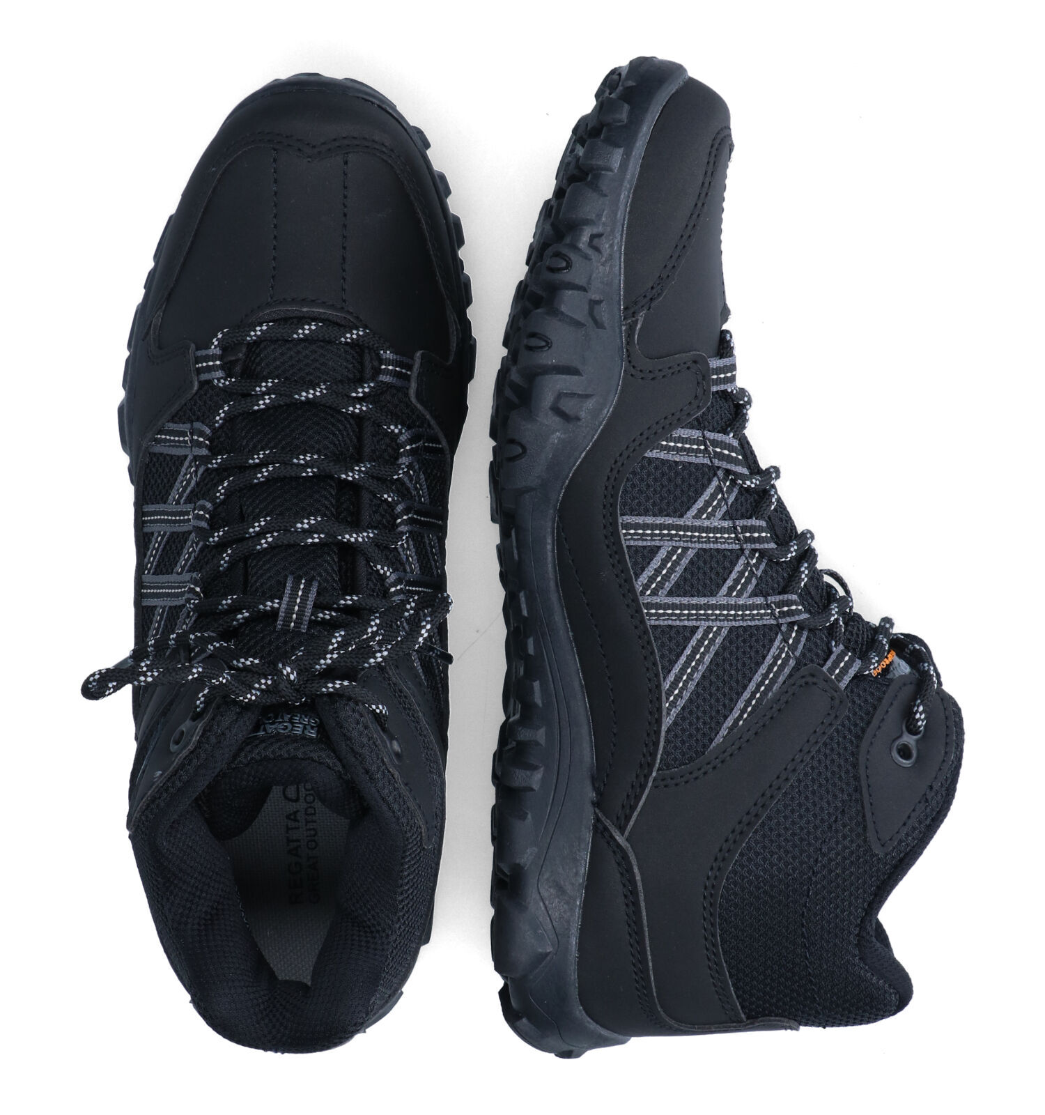 Regatta Edgepoint Zwarte Wandelschoenen Heren Outdoorschoenen