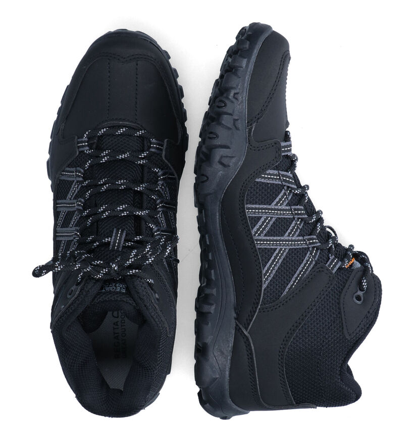 Regatta Edgepoint Chaussures de randonnée en Noir pour hommes (312683) - pour semelles orthopédiques