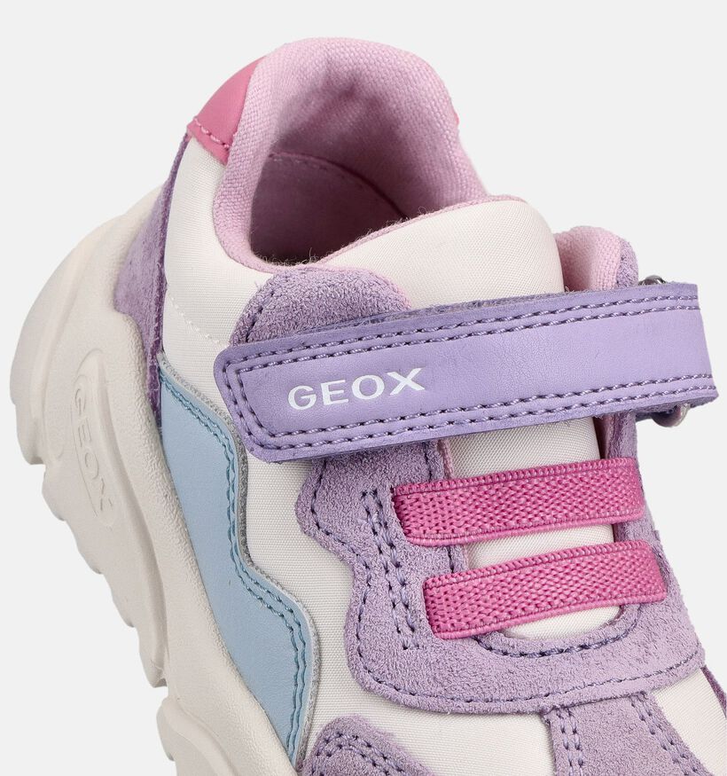 Geox Baskets pour b&eacute;b&eacute; en Lilas pour filles (368430) - pour semelles orthop&eacute;diques