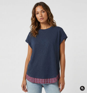 Ador&eacute; T-shirts Bleu