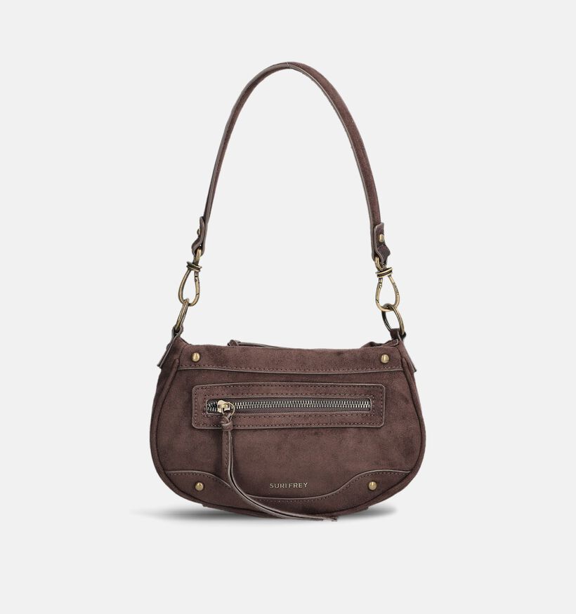 Suri Frey Brittney Donkerbruine Schoudertas voor dames (379150)