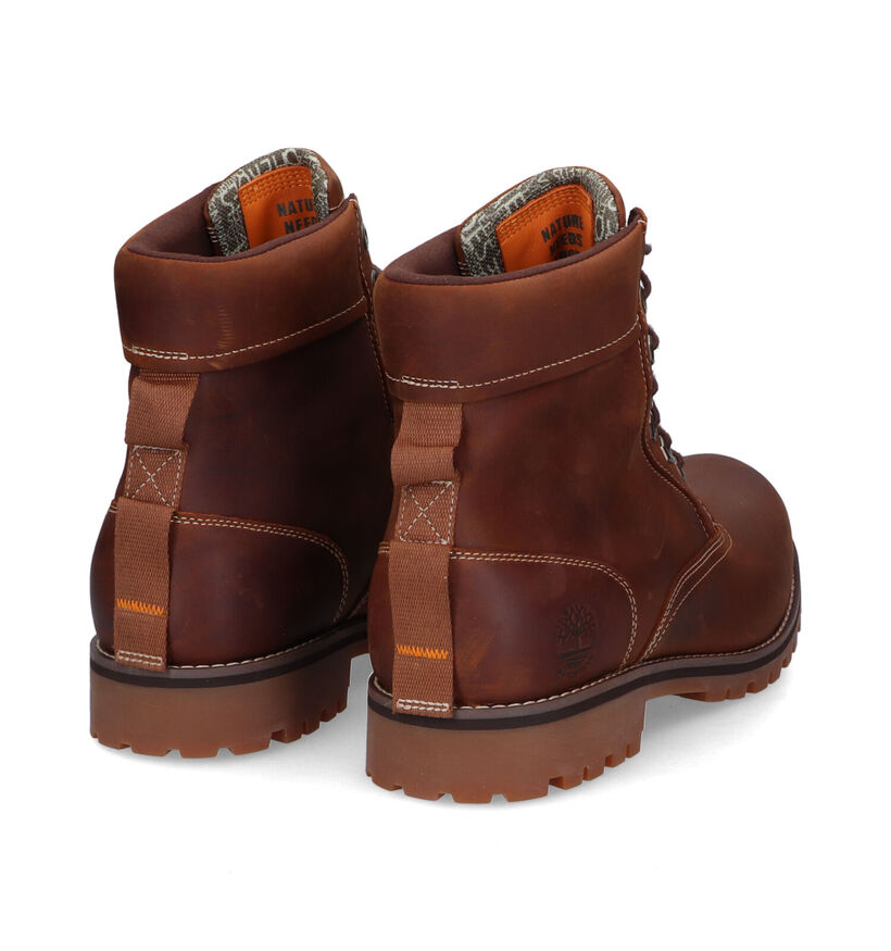 Timberland Rugged 6IN Plain Toe WP Bruine Bottines voor heren (313467) - geschikt voor steunzolen