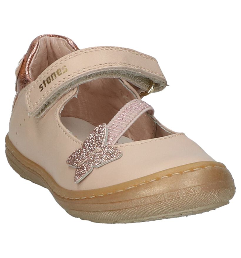 STONES and BONES Ballerines en Or rose en cuir (211544)