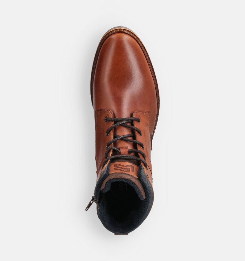 La Strada Cognac Veterboots voor heren (362199) - geschikt voor steunzolen