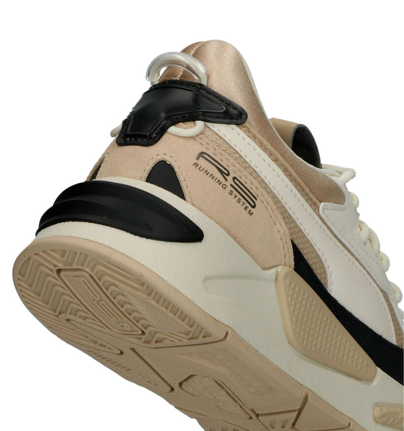 Puma Reinvent Beige Sneakers voor dames (316524) - geschikt voor steunzolen