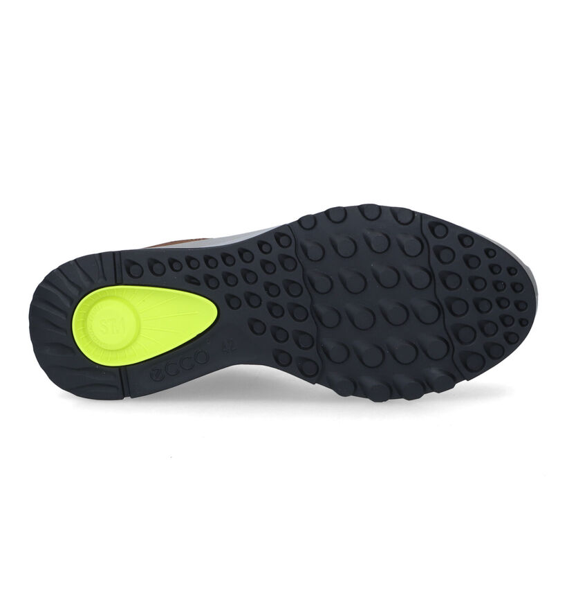 ECCO Exostride Bruine Veterschoenen in gore-tex (314629)