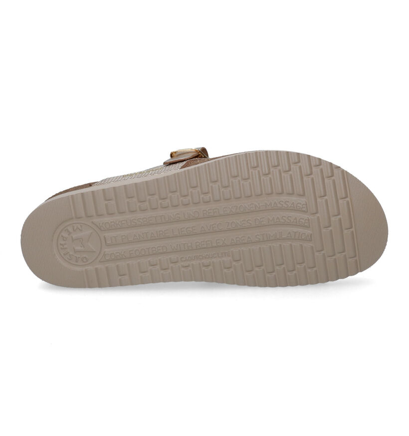 Mephisto Helen Mix Gouden Slippers in leer (306885)