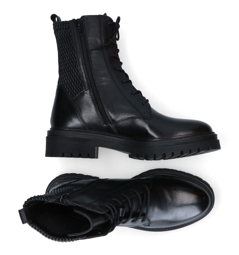 Geox Iridea Bottines en Bordeaux en cuir (316145)