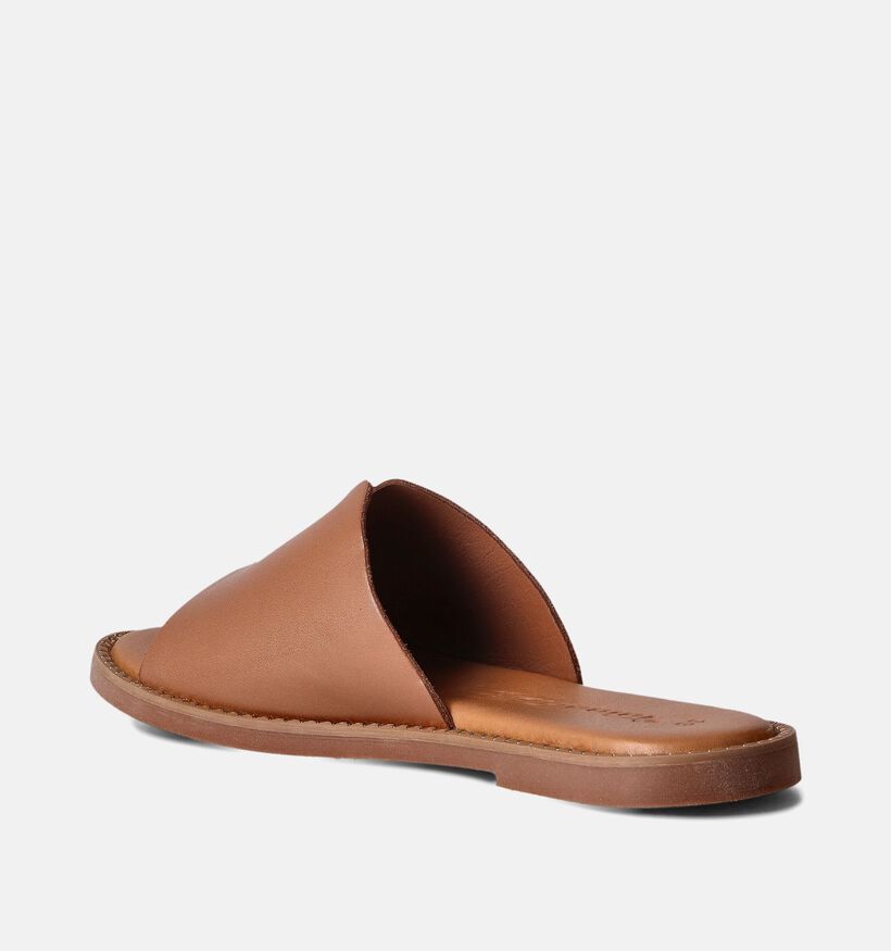 Tamaris Cognac Platte slippers voor dames (354433)