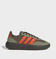 adidas Barreda Decode Baskets en Vert/Orange pour garçons (365361) - pour semelles orthopédiques