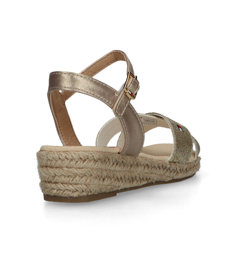 Tommy Hilfiger Sandales en Or en textile (321623)