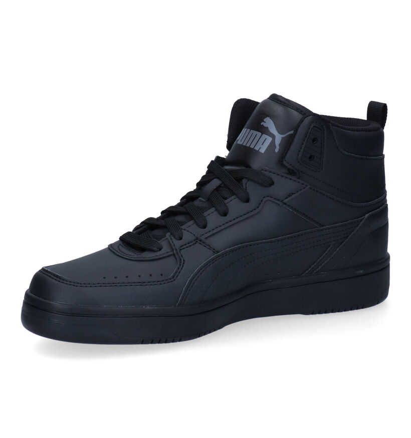 Puma Rebound Joy baskets montantes en Noir pour hommes (318675) - pour semelles orthopédiques