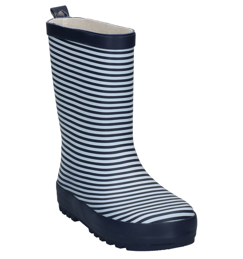 Dazzle Stripes Blauw/Witte Regenlaarzen in kunststof (283827)