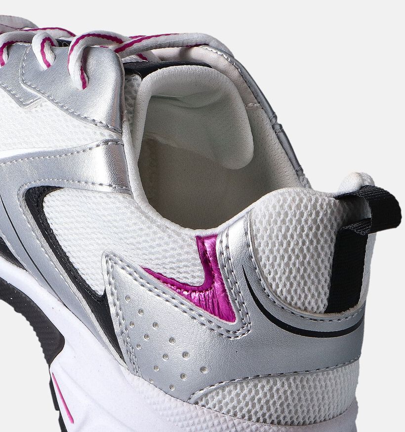 Gabor OptiFit Zilveren Sneakers voor dames (352054) - geschikt voor steunzolen